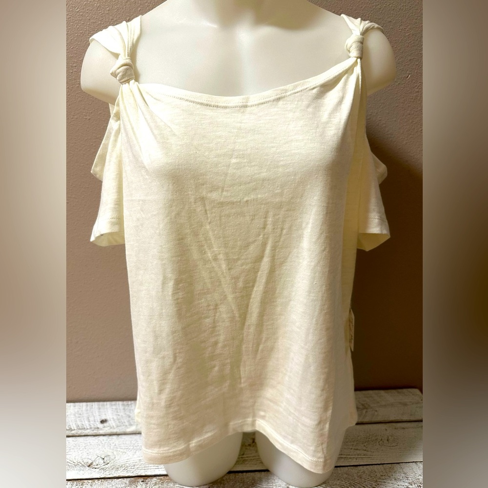 Knotted Cold Shoulder Top - NWT